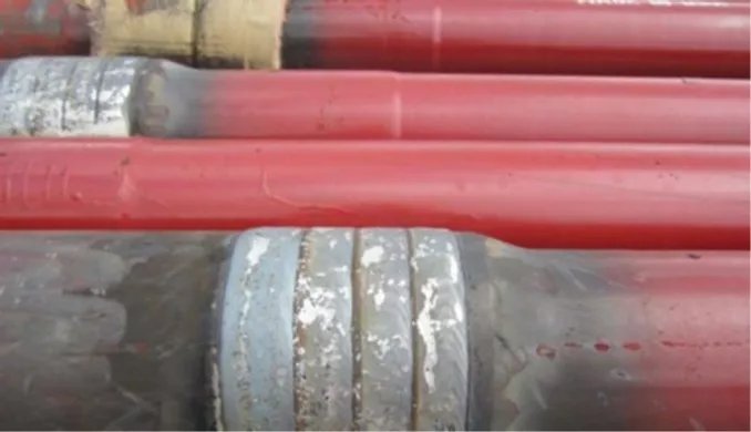 Hard banding coating on drill pipe